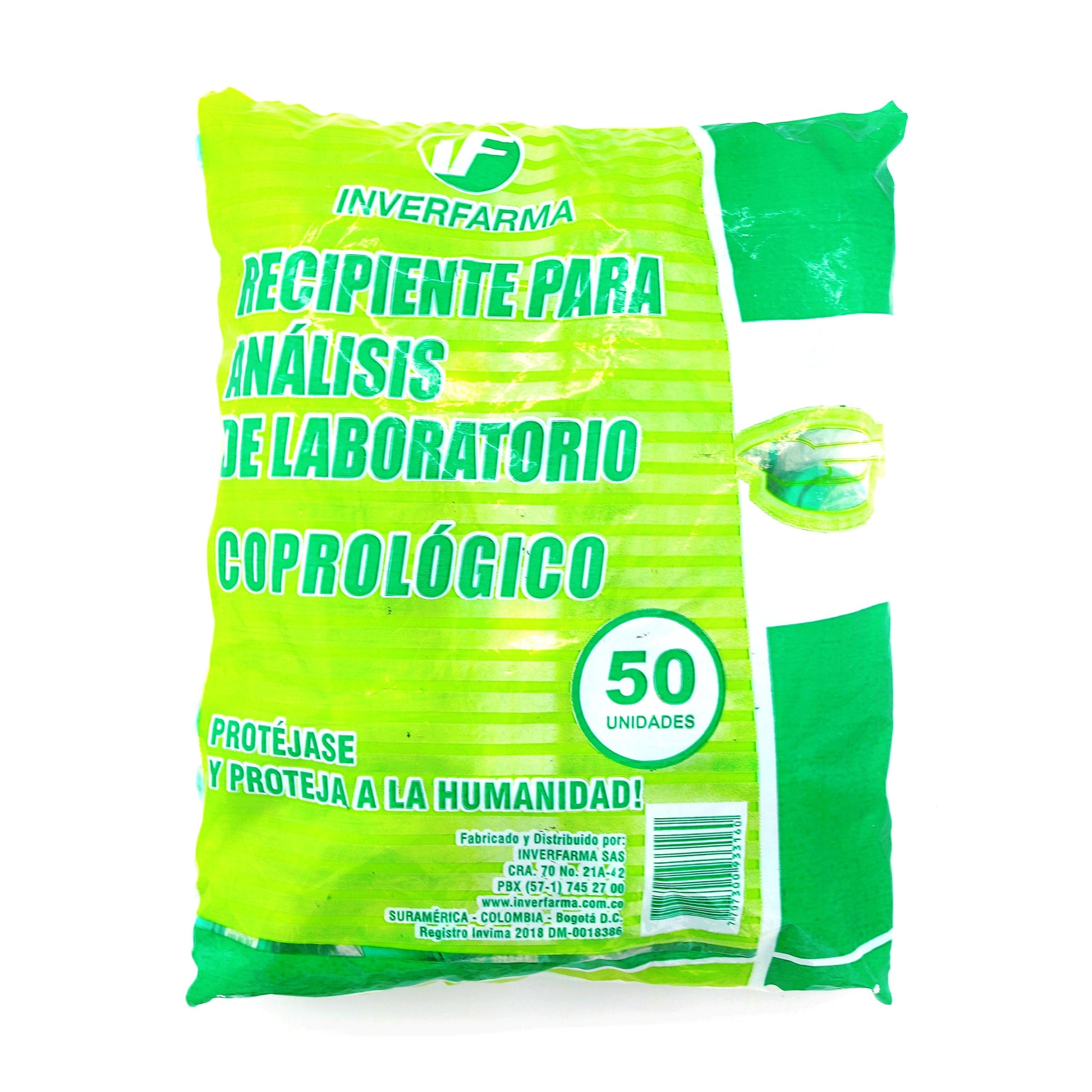 Cajas Coprologicas Bioplast 100 Unidadess