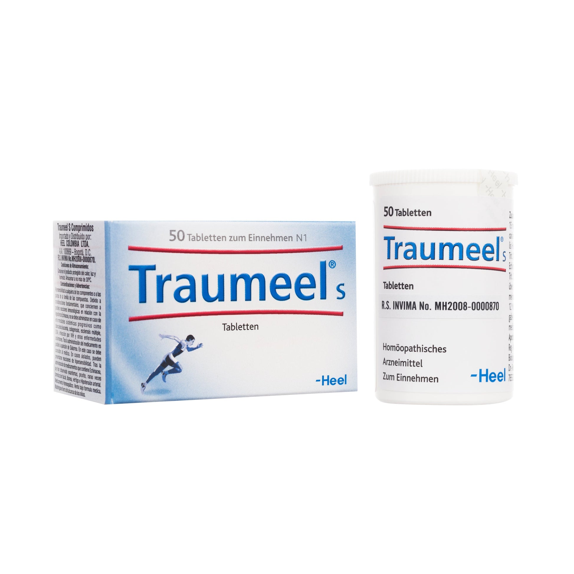 Traumeel Frasco 50 Tabletas