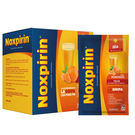 Noxpirin F Jugo Dia Mandarina 24 Sobres