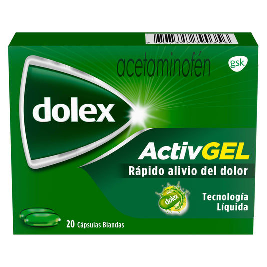 Dolex Activegel 20 Capsulas Liquidas