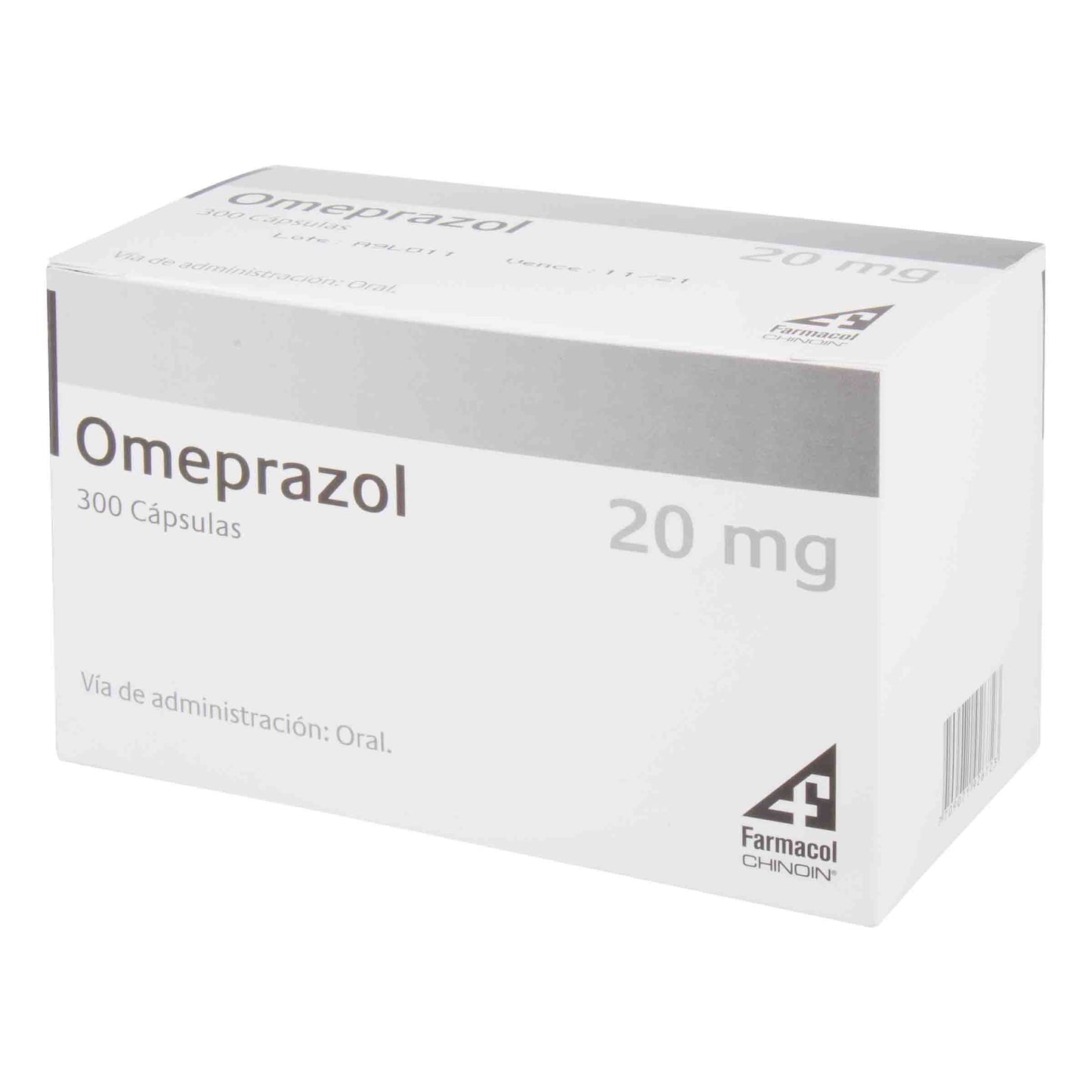 Omeprazol 20 Mg 300 Capsulas
