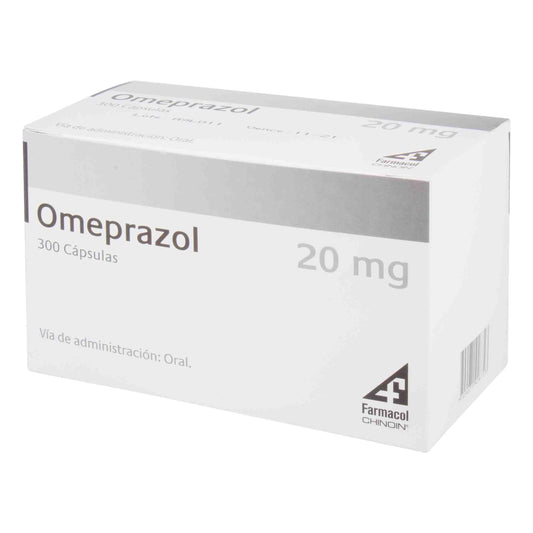 Omeprazol 20 Mg 300 Capsulas