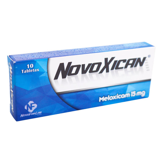 Novoxicam 15 Miligramos 10 Tabletas