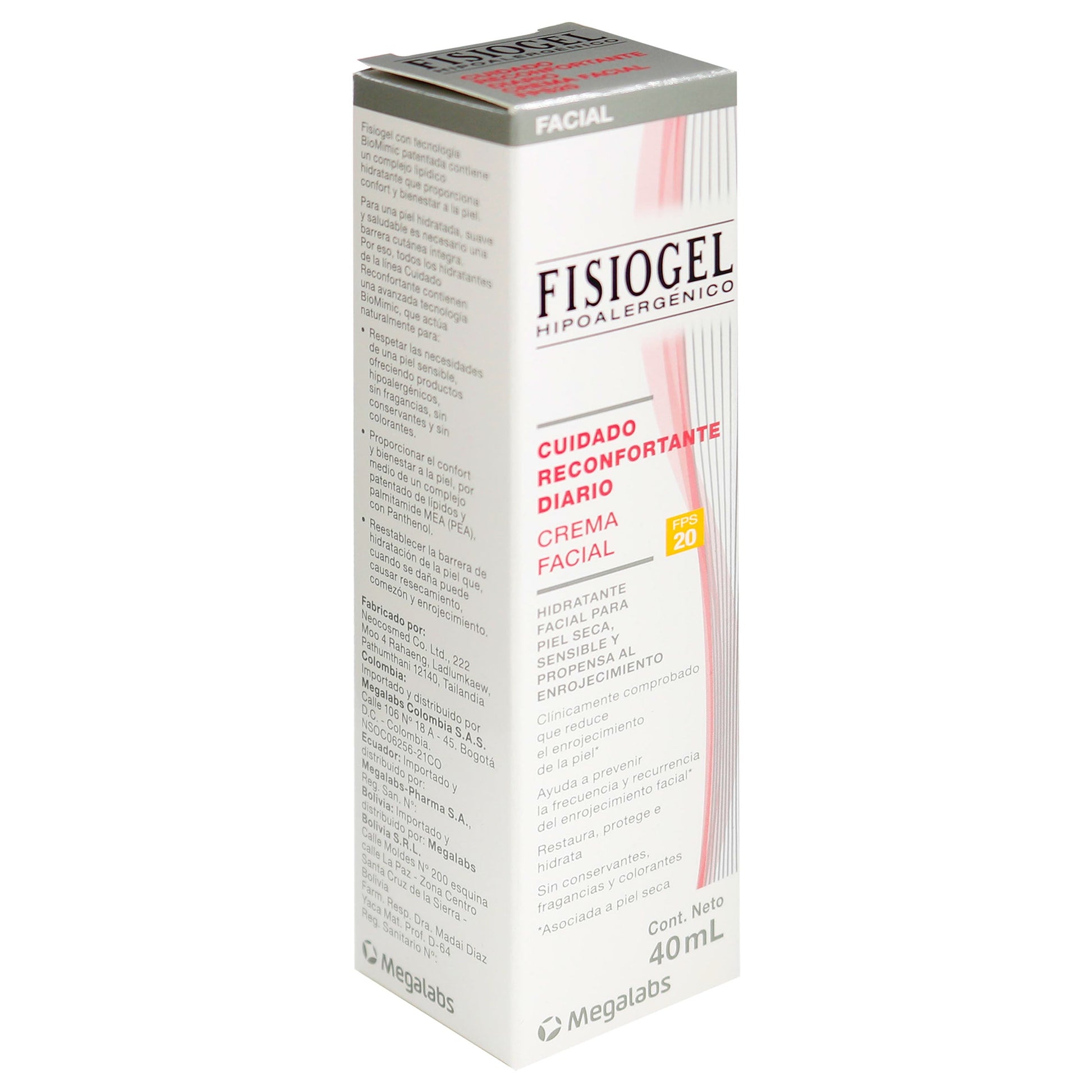 Crema Fisiogel Facial 40 Ml