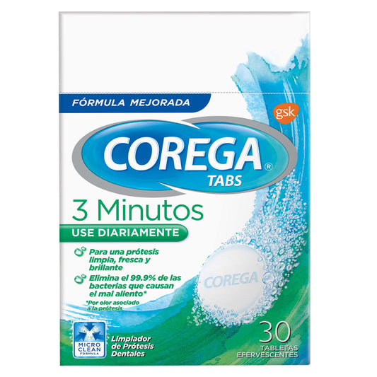 Corega Tabletass 30 Tabletas