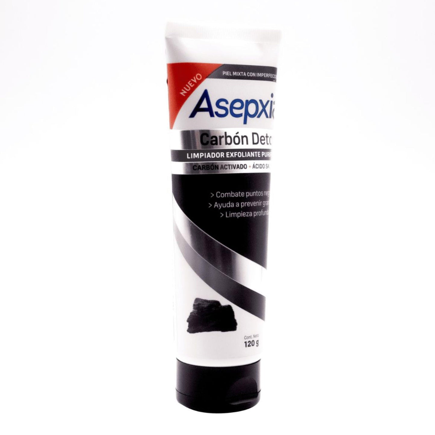 Asepxia Carbon Gel Exfoliante 120 Gr 