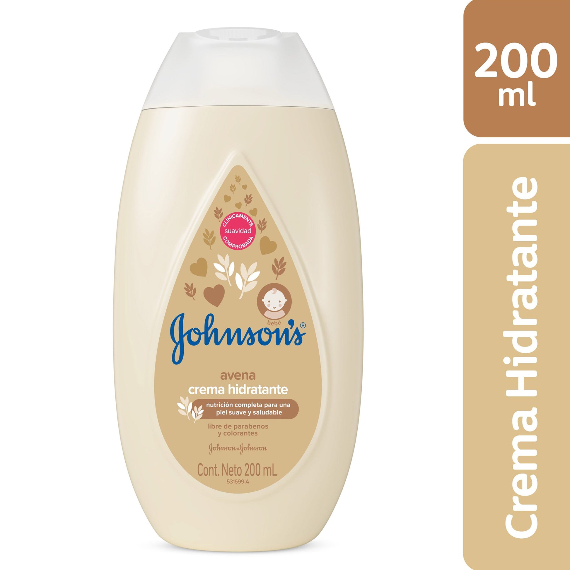 Crema Johnson Baby Avena 200 Ml