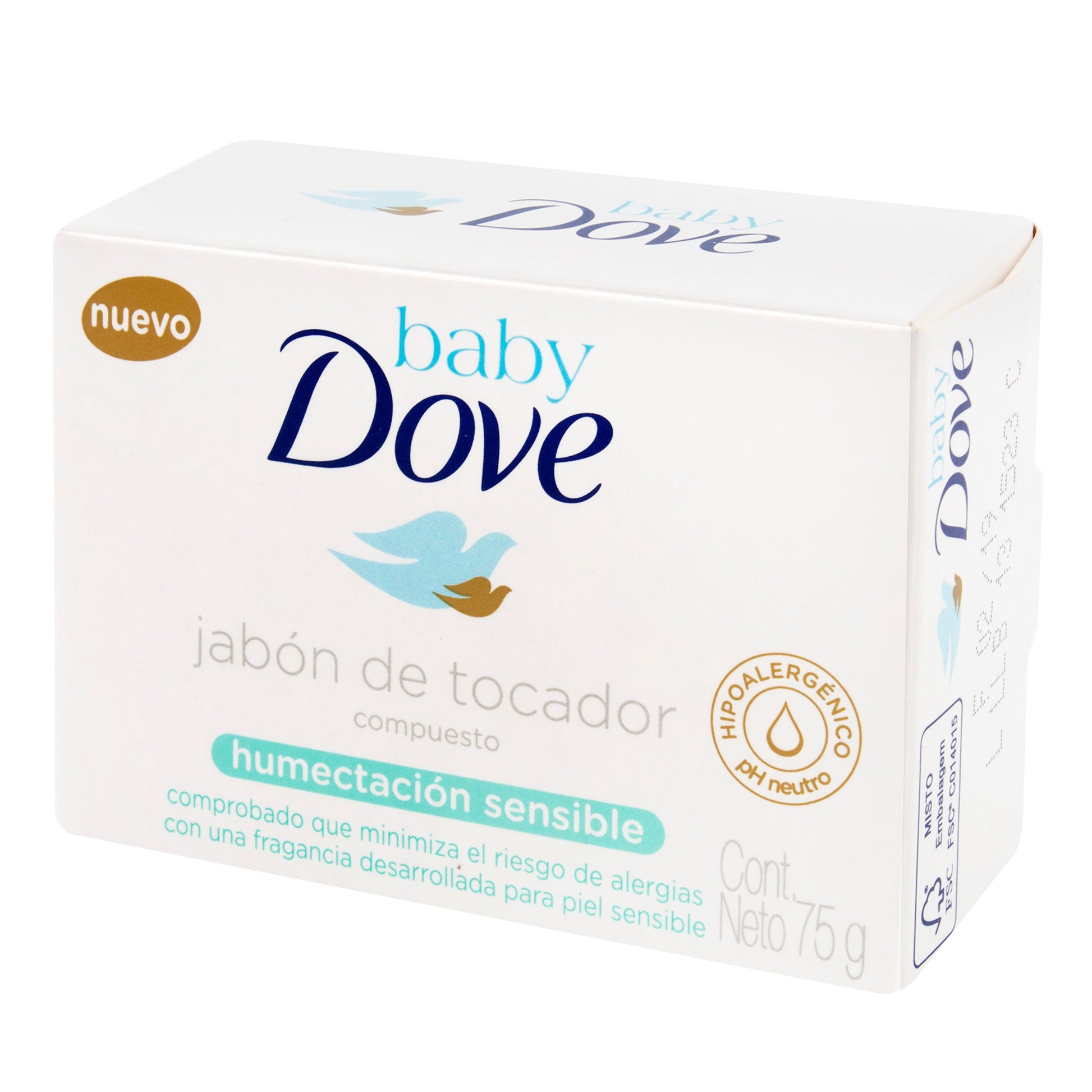 Jabon Dove Baby Humectacion Sensible 75 Gr