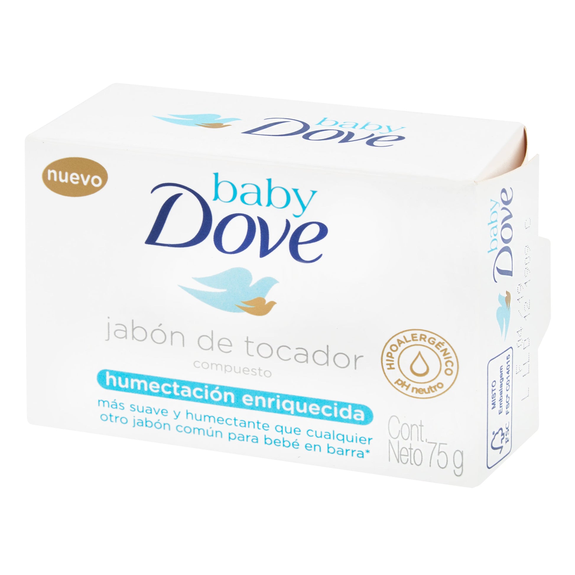 Jabon Dove Baby Humectacion Enriquecida 75 Gr