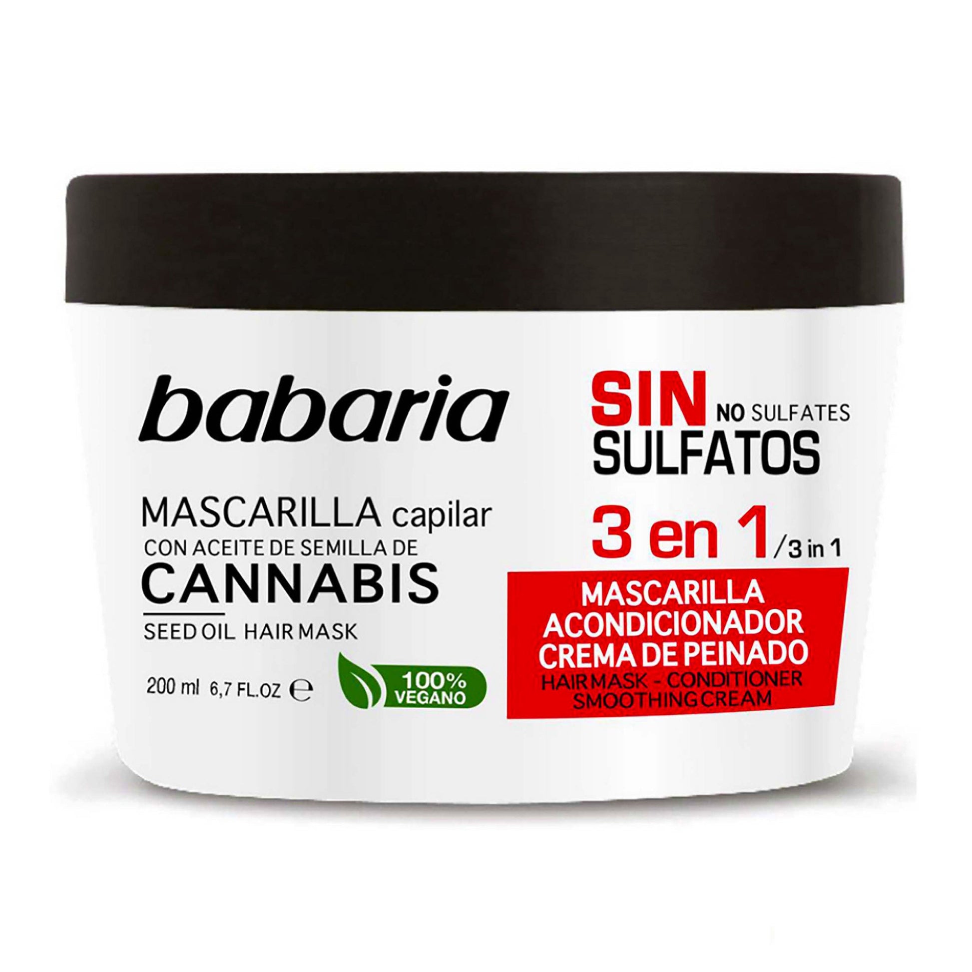 Mascarilla Capilar Cannabis 3 En 1 200 Ml Lb