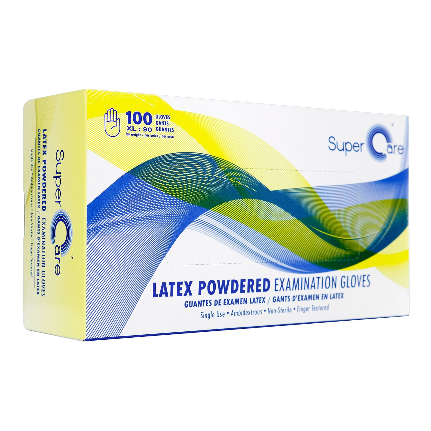 Guante Supercare Latex Talla S 100 Unidades Icom
