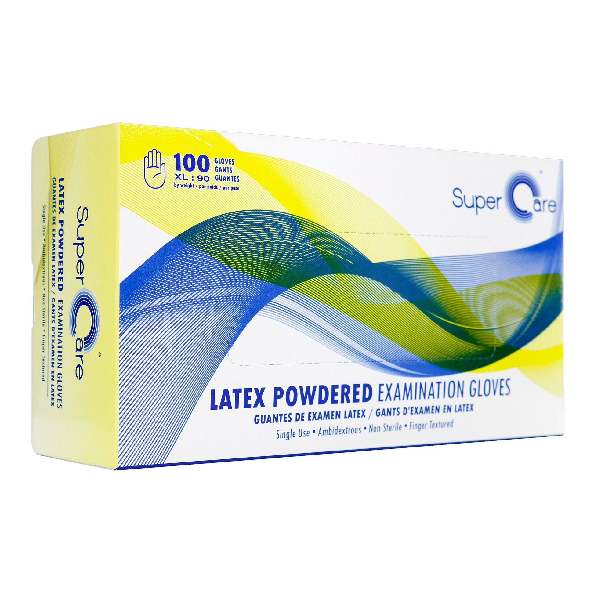 Guante Supercare Latex Talla S 100 Unidades Icom