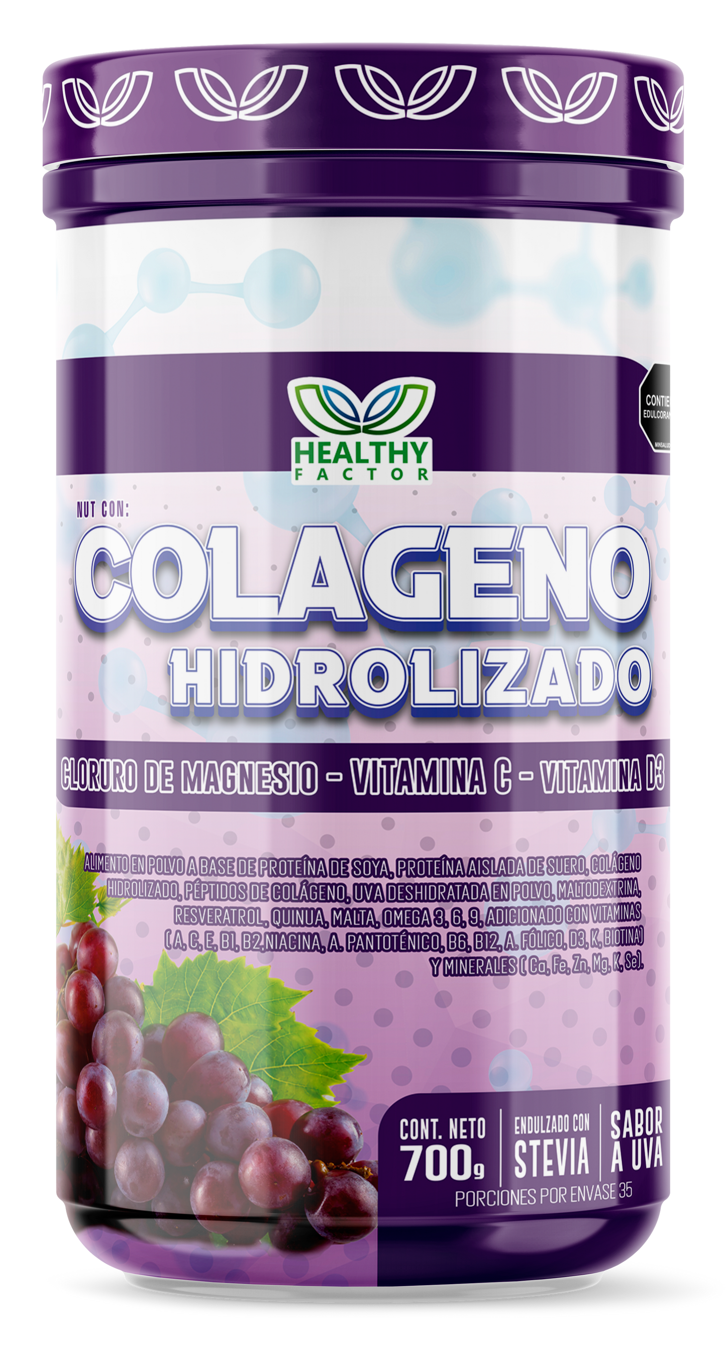 Colageno Hidrolizado 700 Gr Healthy Factor